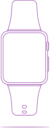 Illustration of a smartwatch