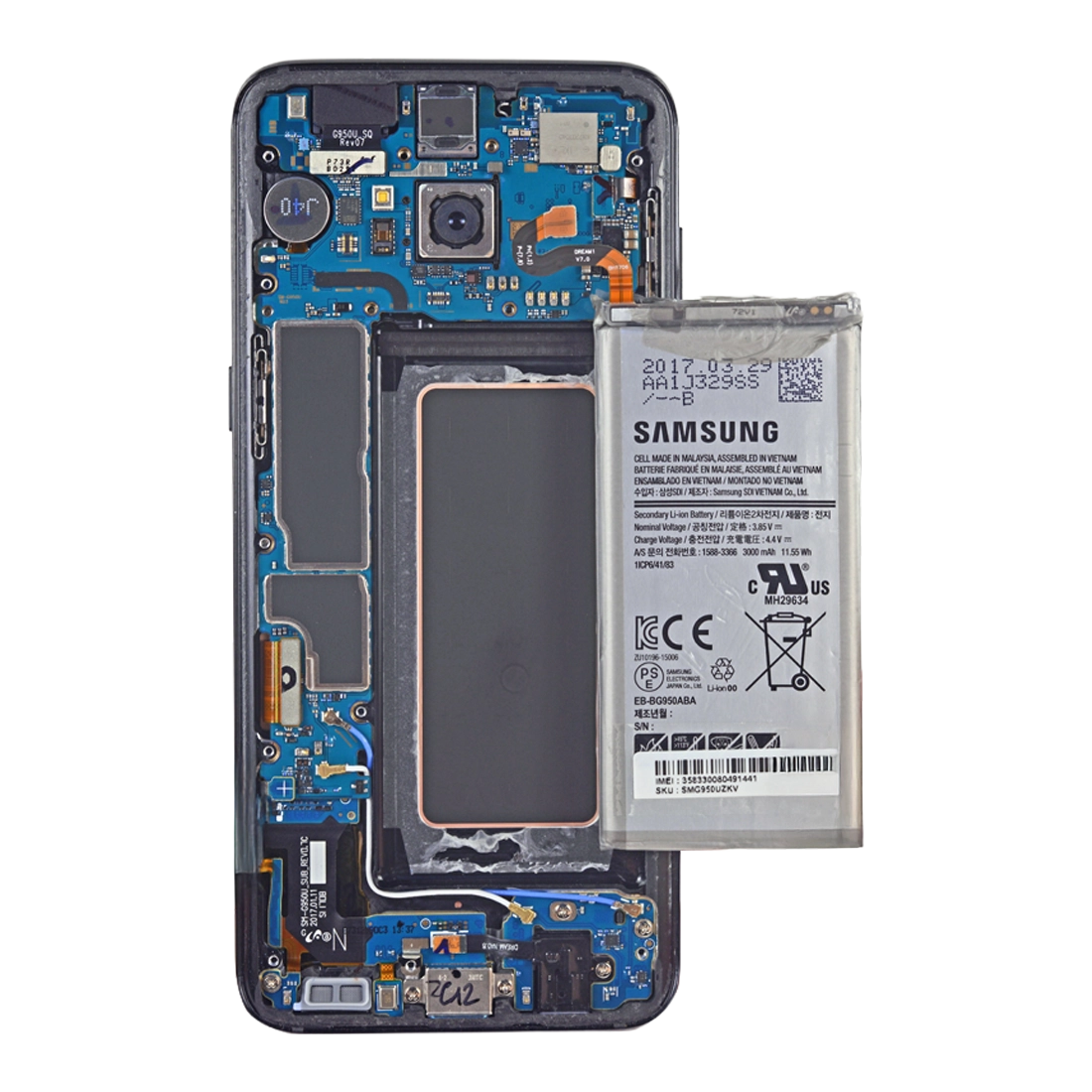 Samsung Galaxy S8 battery replacement