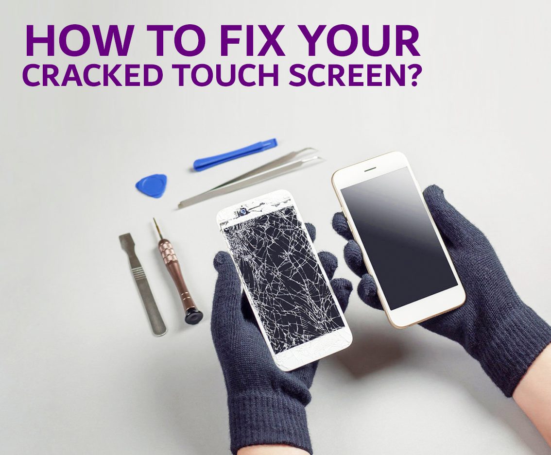 Cracked Touch Screen