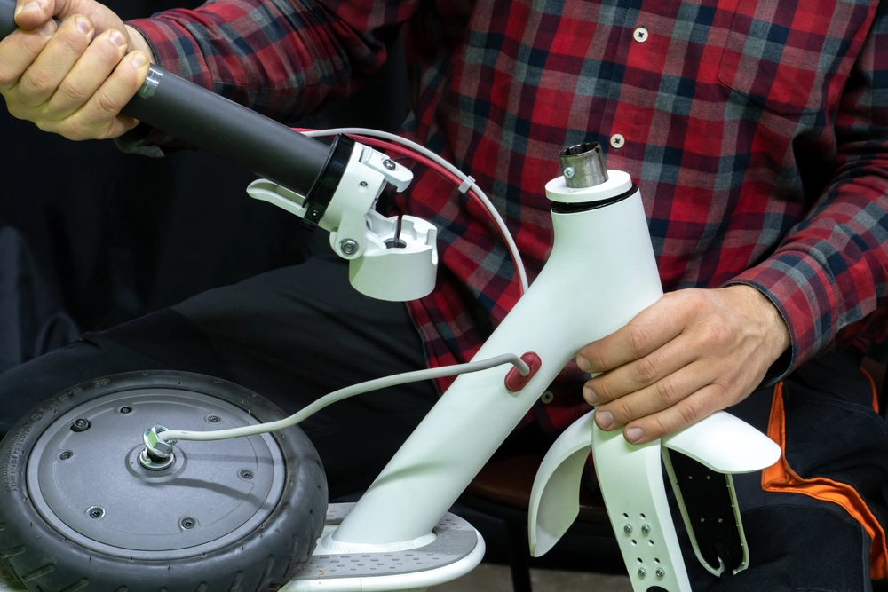 Electric scooter repair